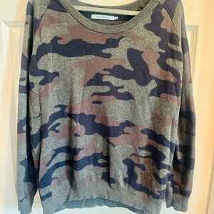 Stitches &Stripes Camouflage Sweater - Geeen, Blue & Brown